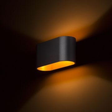 MARIO  matt fekete/aranysárga  230V LED G9 5W