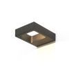 LEA fali lámpa fekete 230V LED 6W 3000K