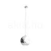 BEAU MONDE 35 függő lámpa  krómozott üveg/tiszta üveg 230V LED E27 15W