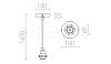 ELISA függesztő készlet FEKA+FEK+FEKKF   230V LED E27 15W