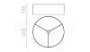 RON 60/19 lámpabúra  Polycotton fehér/fehér PVC  max. 23W