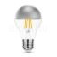 Filament A60 Silver Top LED izzó ezüst tetővel