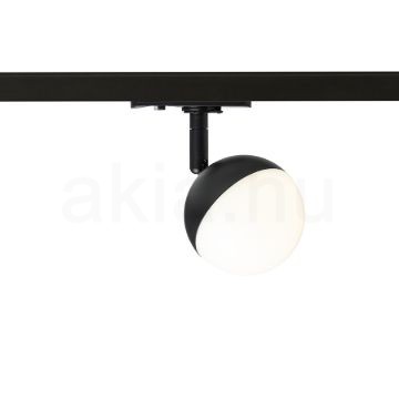 LYRA egy áramkörös sínre fekete tej akril 230V LED 5W  3000K
