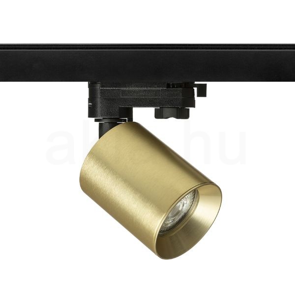 DARIO háromfázisú áramkörös sínre  szálcsiszolt sárgaréz 230V LED GU10 9W