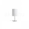 NYC/RON 15/20 asztali lámpa  Monaco petróleum kék/ezüst PVC/króm 230V LED E27 15W