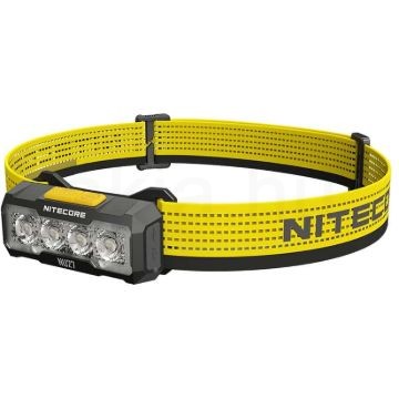 Nitecore Fejlámpa NU27 (akkumulátoros - tartozék) 4x UHE LED (600 lumen) Fekete